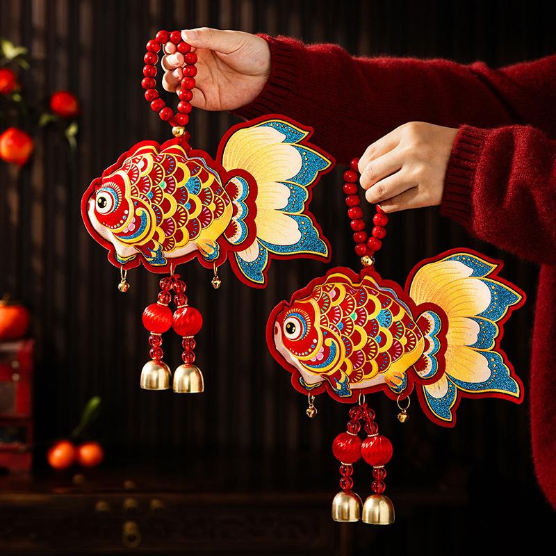 New Year Hanging Ornament Lunar New Year Decoration Horse Year Door Tassel Pendant Chinese Spring Festival Tet Tecoration