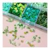 Glass Beads Seed Beads 10 Colors Set 2-5mm Colorful Small Kit Round Seed Accessory Kit Sequins Transparent Core Handicrafts Small Crafts Round DIY