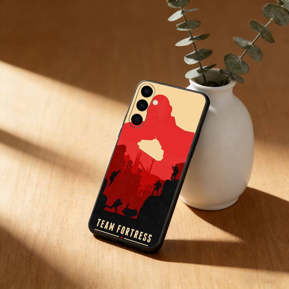 Buff Team F-Fortress 2 TF2 Phone Case For Samsung GalaxyA13,21s,22,31,32,52,53,71,72,73,Soft Black Cover Samsung a12