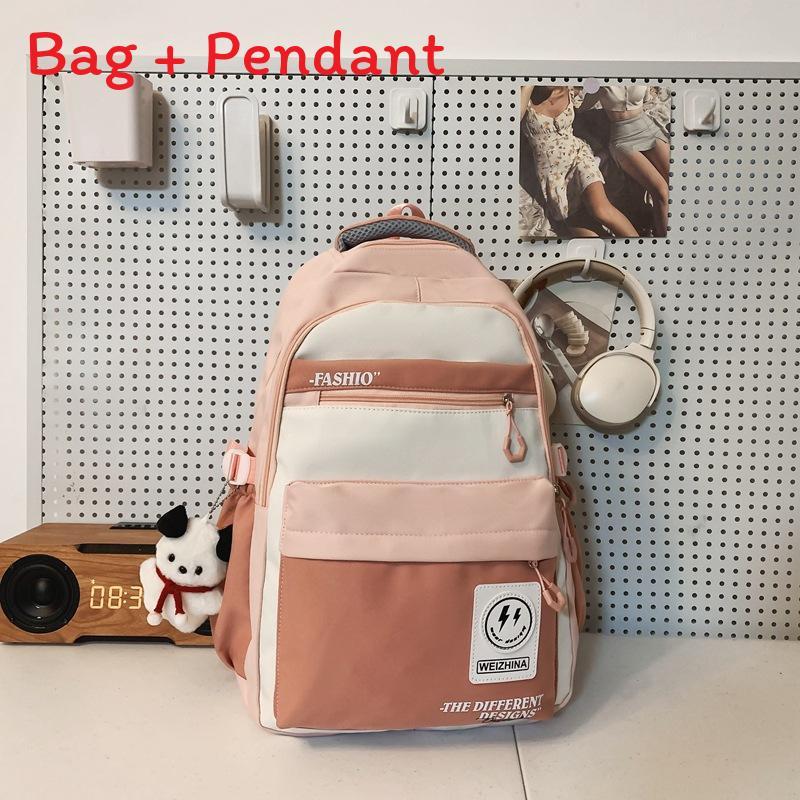 Nylon Fashion Backpack For Students With Feature And Laptop Storage For School Use