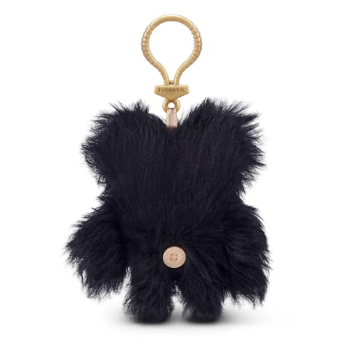 [Fuggler] Keyring Fuggler Keyring Badge Series Wide Eyed Weirdo - Black Wide Eye Black Keychain 15705K Authentic