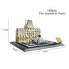 City Architecture Model Building Blocks Studio Temple Taj Mahal Big Ben Eiffel Tower London New York Germany Construction Toys