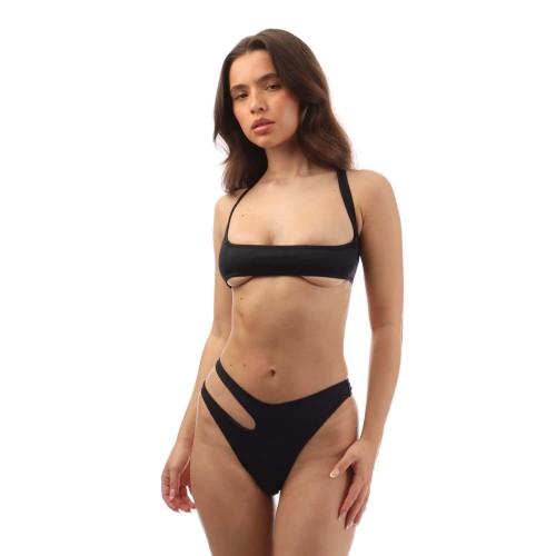 Off White Womens/Ladies Cut Out Bikini Set