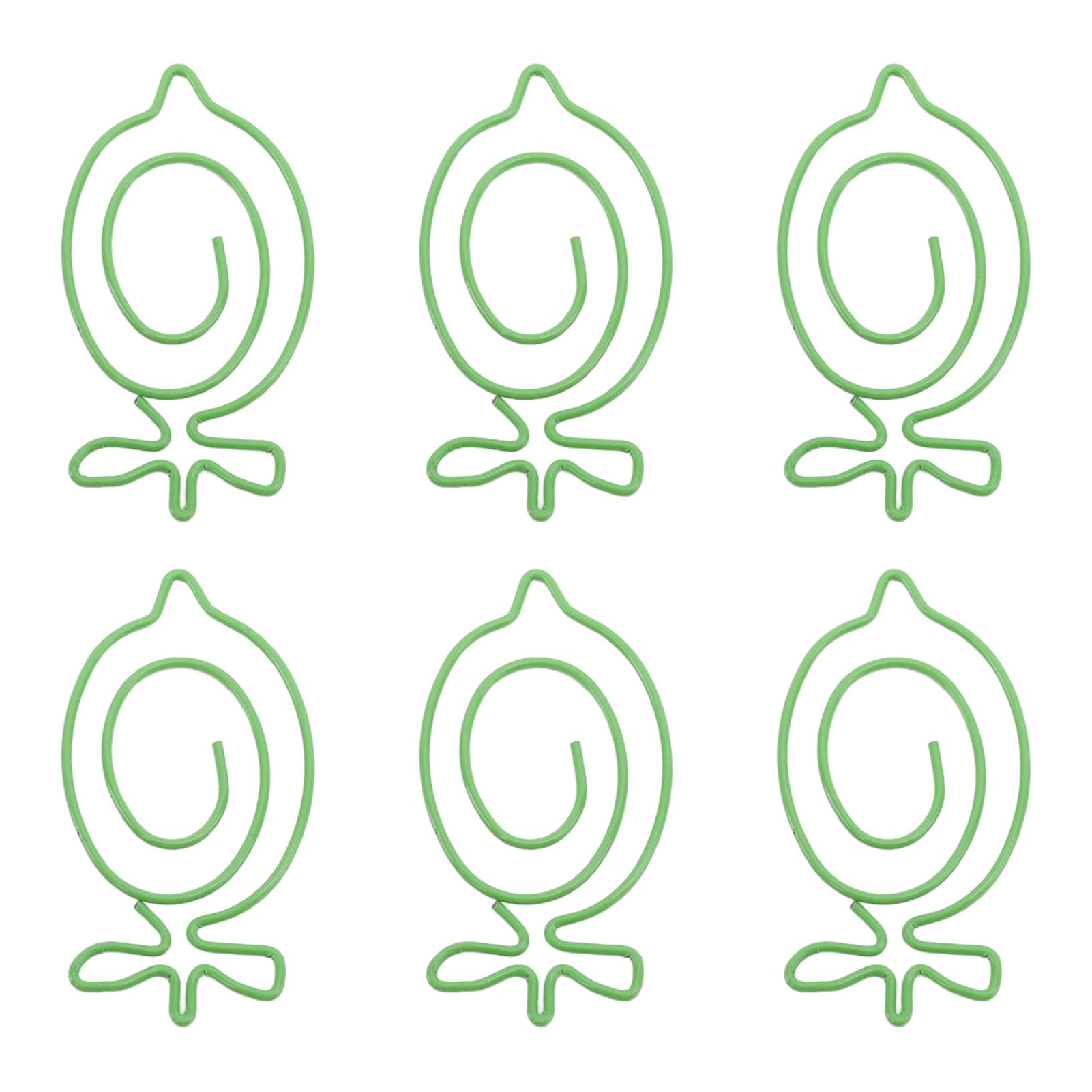 

100Pcs Cute Paper Clips Lovely Fruit Design Exquisite Color Wide Application Kids Paper Clips for Office School Home