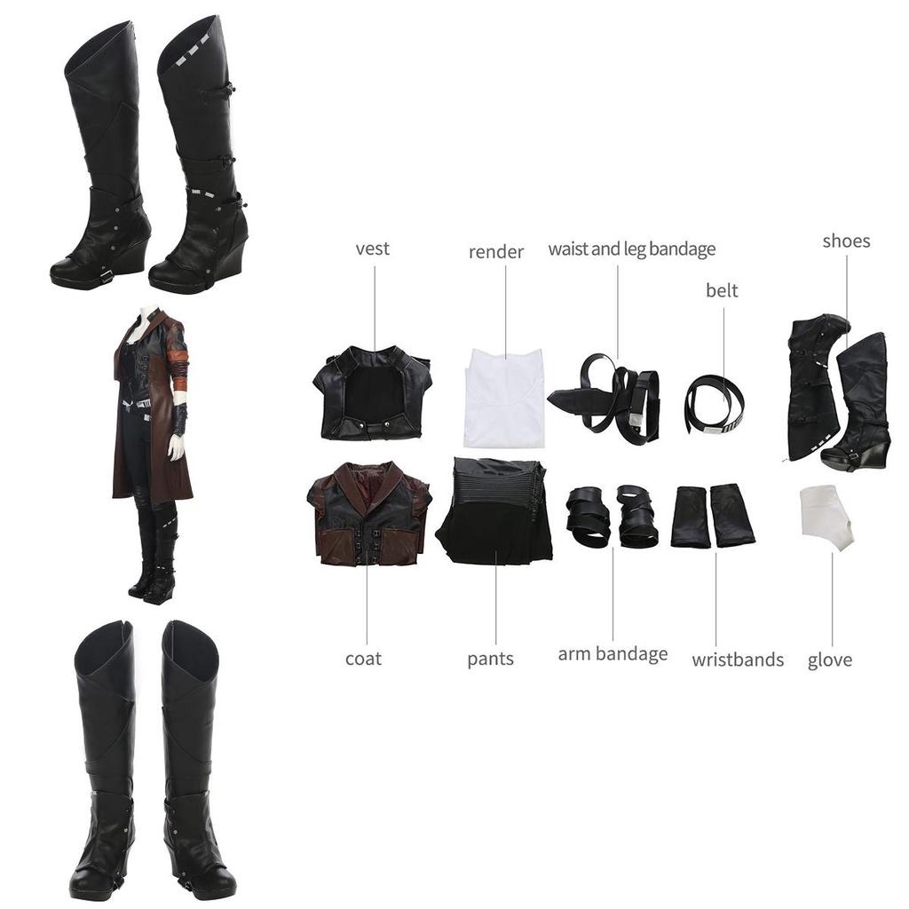 Become The Most Attractive Character In The Party With Gamora Cosplay Set