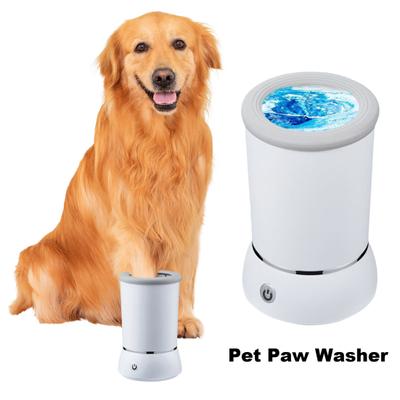 Pulitore per zampe di cane Lavatrice automatica Pulitore per piedi di animali domestici Funzionamento semplice con un solo tocco Tazza ricaricabile per lavazampe di cane per cani di taglia piccola, media e grande, gatti