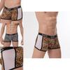 Hochwertige Herren-Slips Boxershorts mit stilvollem Leopardenmuster Bequeme Unterwäsche