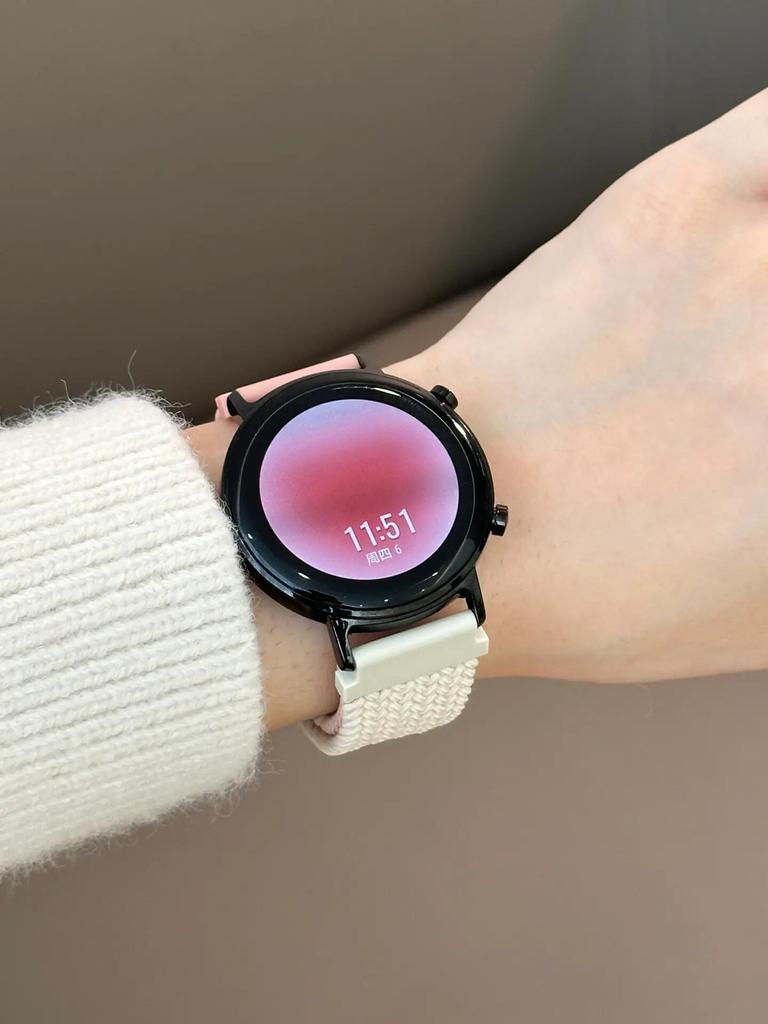 Řemínek pro Samsung Galaxy Watch 7 FE 5 Pro 4 6 classic 44mm 40mm Kožený pletený sportovní náramek correa Galaxy Watch 7 Řemínek