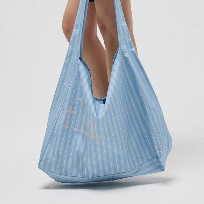 Hobo Eco Bag_Blue Multi Stripe