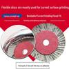 Louvered Flap Wheel Sandpaper Disc for Polishing and Grinding Stainless Steel 320-Soft Grit