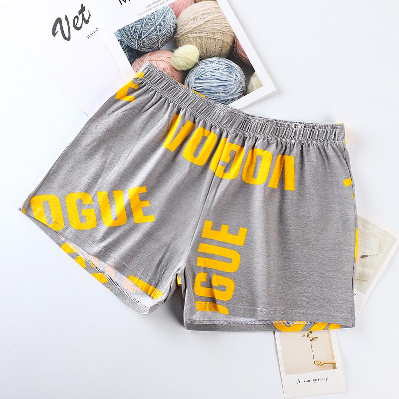 

Мужские свободные хлопковые шорты-боксеры с узором «стрелка» для летней пижамы 4XL серый