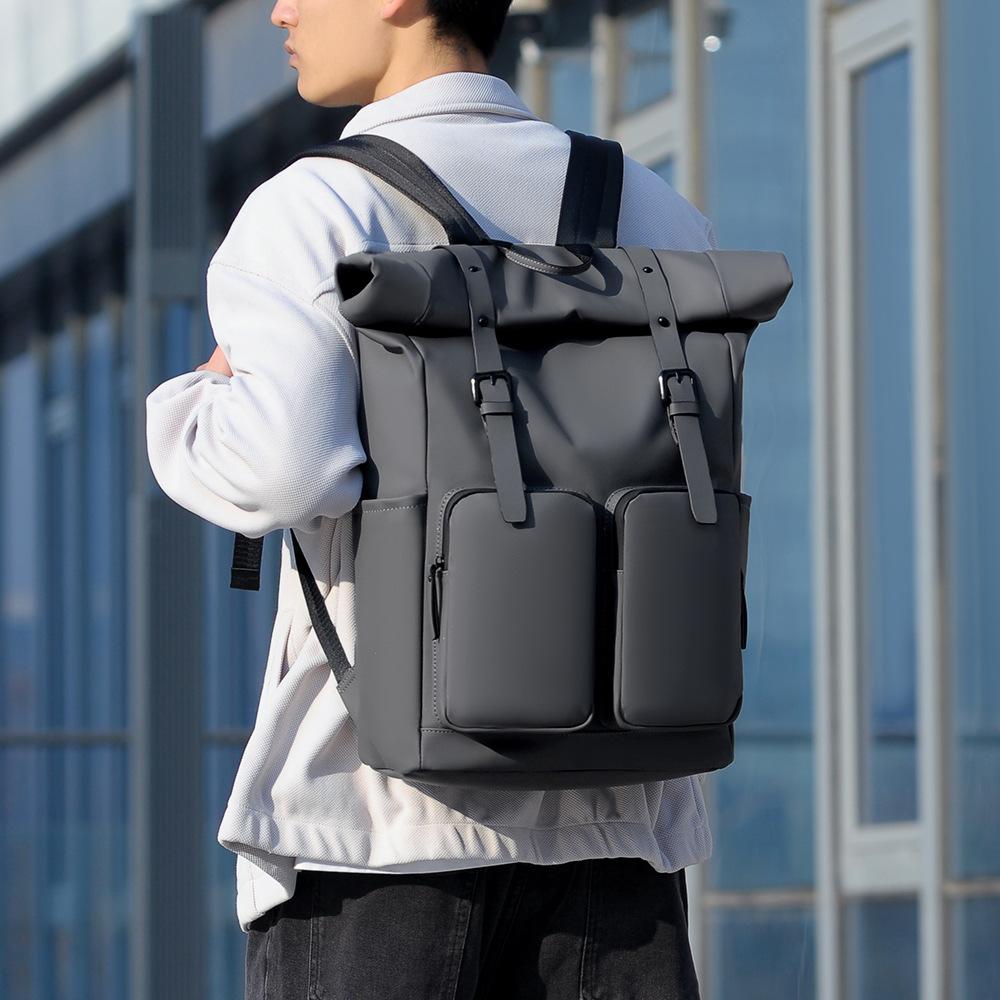 Business Backpack High-end Men's Large-capacity Computer Backpack Student Schoolbag Lightweight Outdoor Commuting Bag