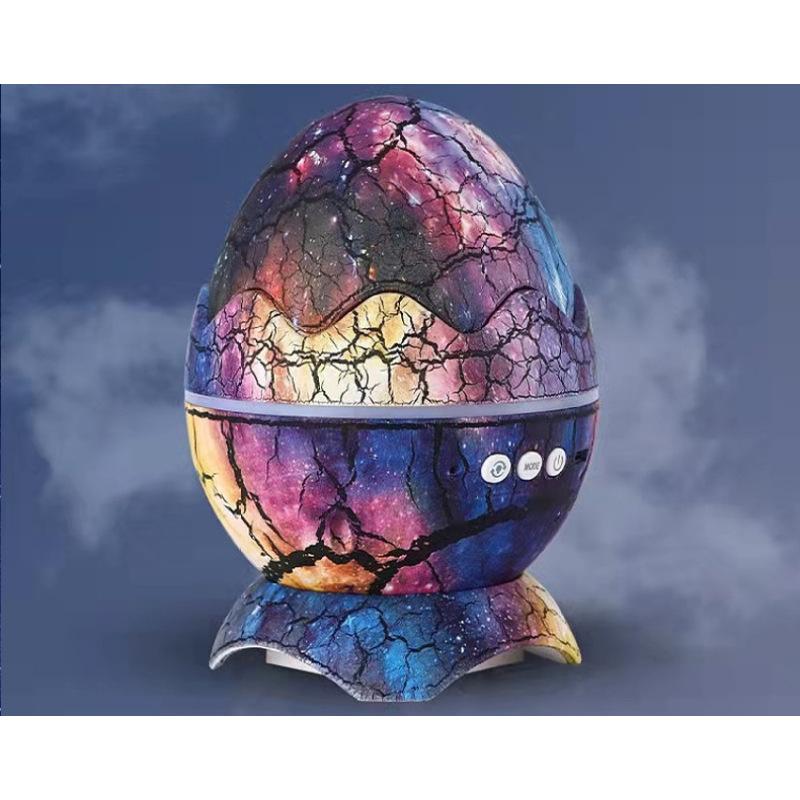 

Динозавр Яичная скорлупа Галактический Проектор Звездное Небо Ночной Свет Bluetooth Динамик Милое Украшение Игровой Комнаты Детский Подарок Светодиодная Туманность розовый