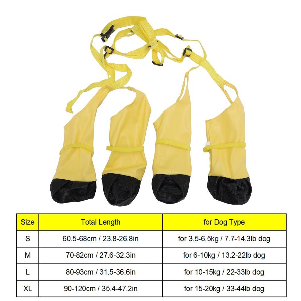 All Season Fit Dog Shoes Splash Block Dog Footwear Ground Isolate Pet Boots  Rainy Day Use