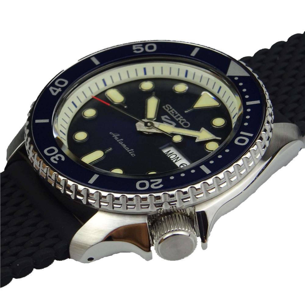 Seiko 5 Sports SRPD71K2 Niebieski Automatyczny Zegarek Męski