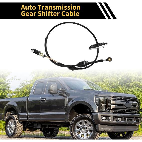 Automatic Transmission Gear Shifter Cable for Jeep Wrangler 2007-2010 Auto Trans Gear Shift Control Lever Cable No.52060164AC/52060164AD Metal Black