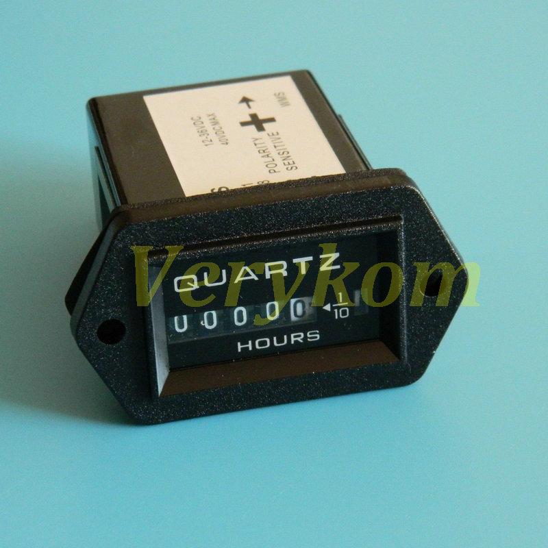Industrial Excavator Truck Tractor Diesel Engine Hour Meter Counter Rectangular Hourmeter Timer Counter DC 12V 24V AC 220V 1