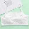 Pinduoduo Girls' Pure Cotton Cartoon Vest Bra - Anti-Protrusion Underwear for Elementary School Students
