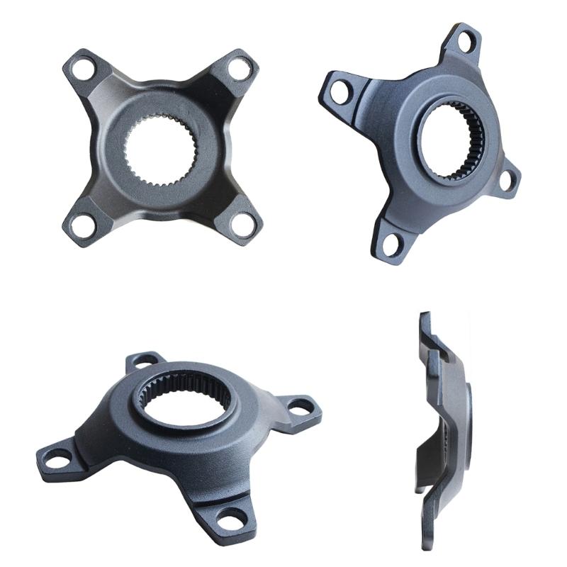 Middle Motor Chain Wheel Chainring 42T Sprocket Aluminum Alloy Chainring Electric Bicycles Chainwheel with Cover Enduring