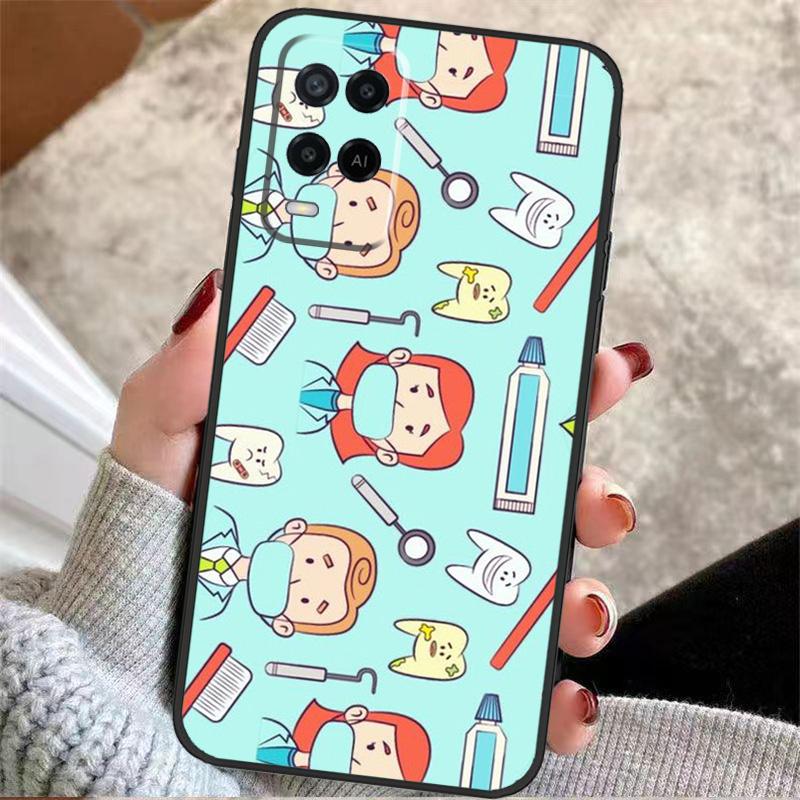 

Dentist Tooth Dental Hygienist Case For Oppo A5 Pro A38 A58 A78 A98 A54 A74 A94 A18 A57 A17 A77 A80 A60 A40 A96 A76 A16 A15 OPPO A94 4G