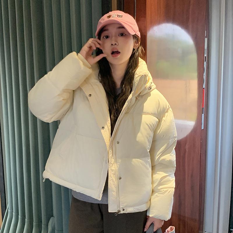 Padded-padded jacket hooded short bread winter padded jacket new design small jacket