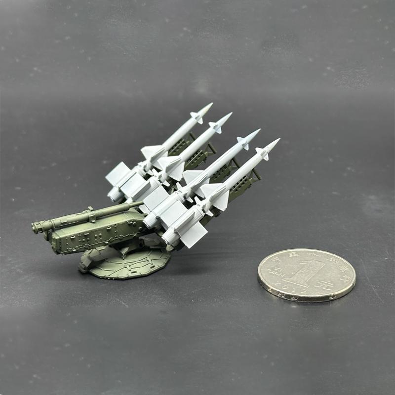 1:144 Scale Sam Air Defense Missile Series Simulation Plastic Tank Model Collection Decoration Toy Gift Souvenir Display