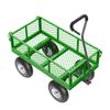 VEVOR 680 Lbs Steel Garden Cart On Wheels, Heavy Duty Garden Wagon Cart Pullable, Metal Outdoor Utility Yard Wagon Carts with 10" Tires