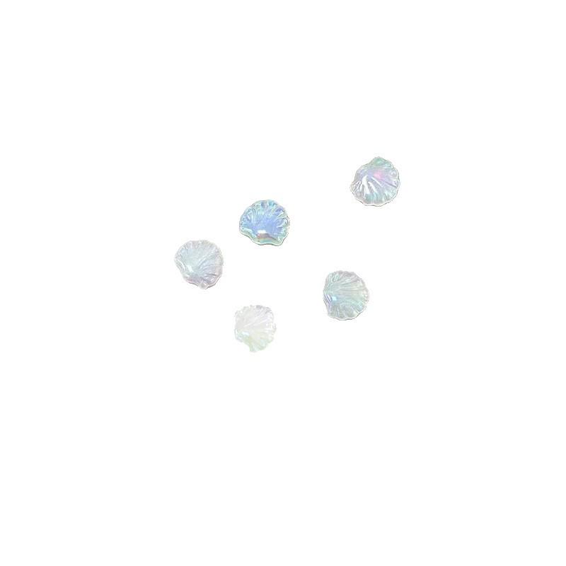 Iridescent Acrylic Seashell Mermaid Beads - DIY Jewelry Semi-Finished Accessories