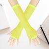 Long Fishnet Gloves, Sexy Stretch Gloves For Nightclubs, Punk Gloves, European And American Openwork Mesh Gloves