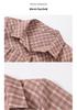 2026 Stylish Plaid Print Top for Middle-Aged & Elderly Women - Mom's Summer Fashion Shirt