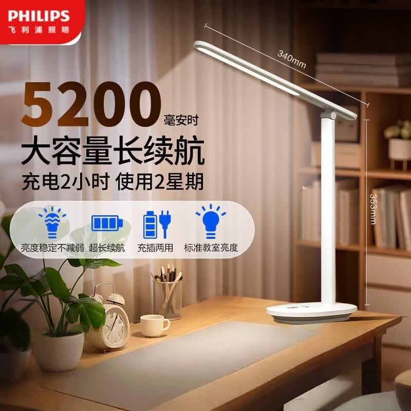 Philips Xiaoya Rechargeable Eye-Protection Desk Lamp