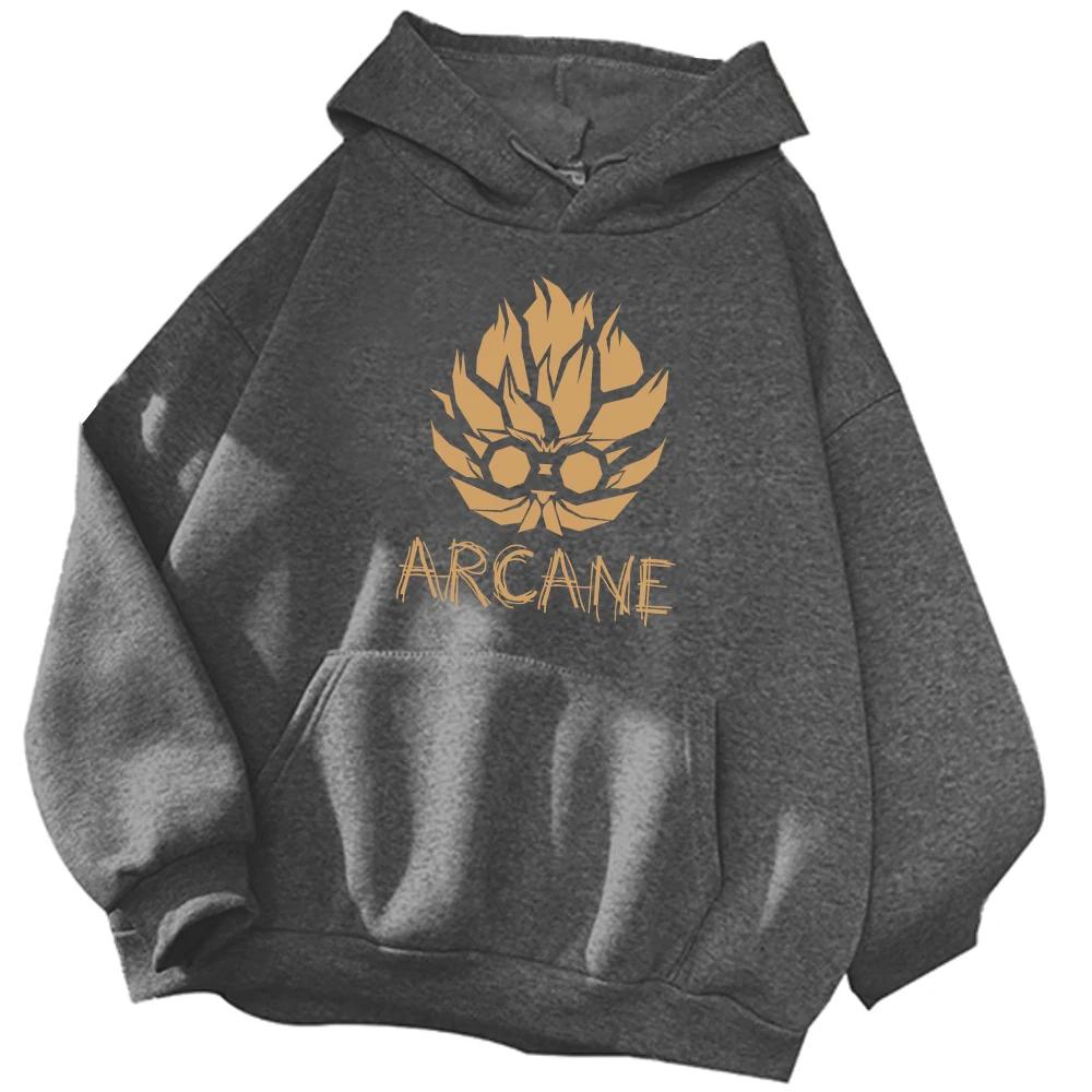Arcane Heimerdinger Sudadera con capucha de estilo minimalista Harajuku Jersey Tops Sudadera Regalo para fanáticos