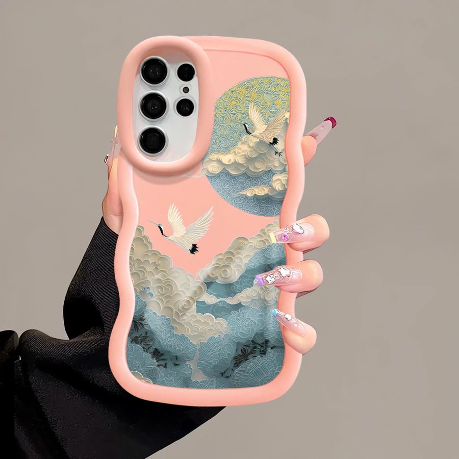 Bergkunst Weiche Handyhülle für Samsung Galaxy S24 S21 S23 Plus S25 S20 FE A26 A25 S22 Ultra A34 A24 A36 A55 A54 A35