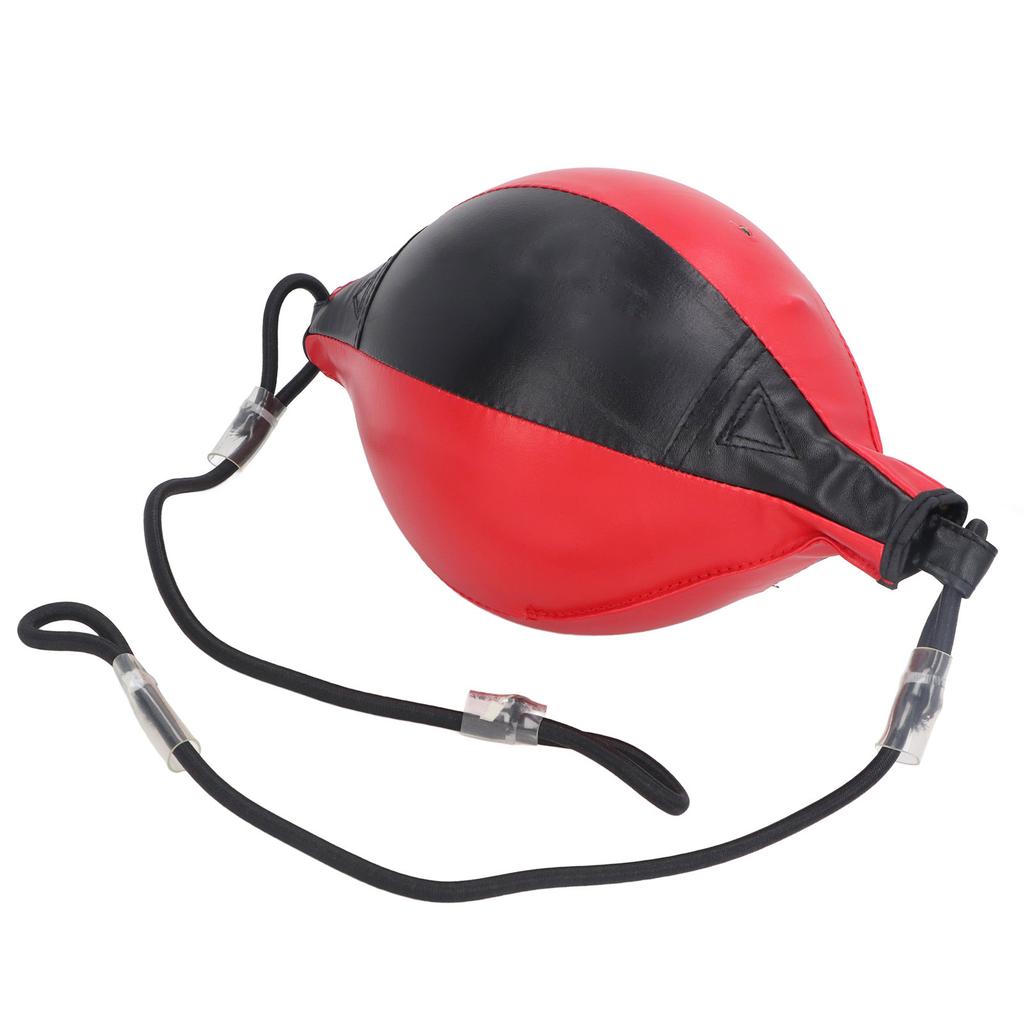Doppelseitiger Sandsack Boxen Schlagtraining PU-Leder Reflexe verbessern Schnelle Geschwindigkeit Hängender Boxball mit verstellbarer Schnur