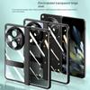 Transparent Privacy Screen Tempered Glass Protector Case For OPPO Find N3 FIND N3 Fold All-inclusive Spring Hinged Holder Cover