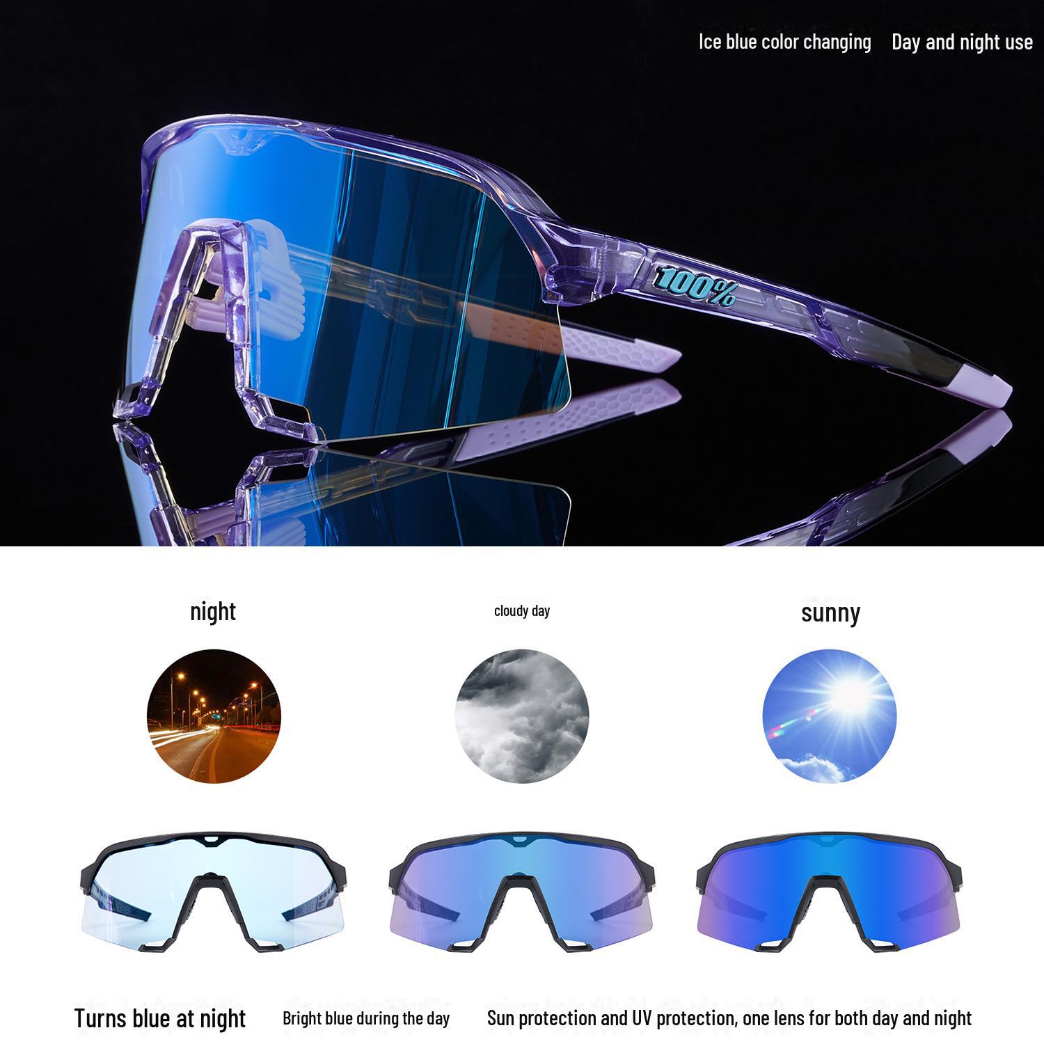 

Ветрозащитные очки для езды на велосипеде и бега, меняющие цвет, для занятий спортом на открытом воздухе