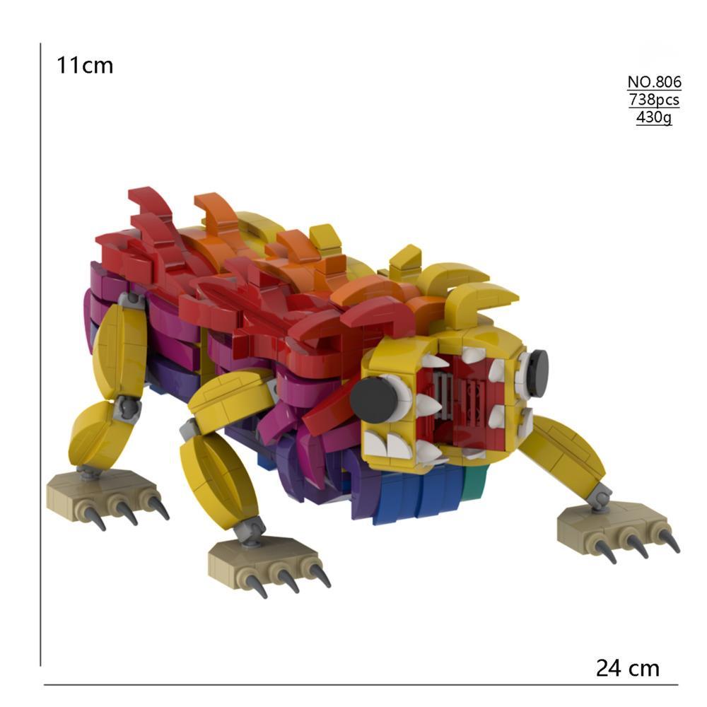 Doeys The Doughmans Building Block Pianosauruses Nightmared Critter Block Yarnabys Building Blocks Game Block Toy Gift