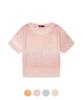 BHPOLOCLUB Women'S Summer Vintage Slub Round Knit 4 Colors Tk101