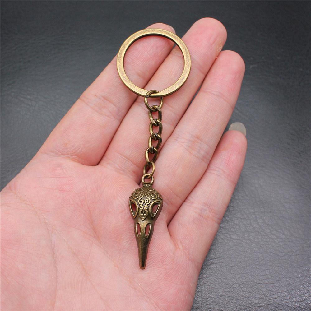 Porte-clés Gothique Biker Aigle Crâne Ailes pour Étudiants Nouvelle Arrivée Statement Cadeau d'Anniversaire Accessoire de Voyage Doux