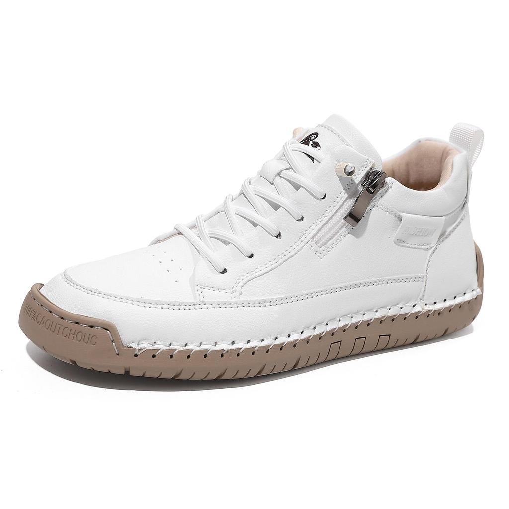 Womens/Men's Leather Shoes Large Casual Shoes Sports Men's Fashionable Casual Leather Shoes
