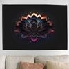 Mystical Lotus Mandala Tapestry, Perfect for Adding a Touch of Spiritual and Artistic Beauty To Any Room or Dorm Decor