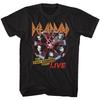 2026 Britische Hard Rock Band Def Leppard Grafikdruck T-Shirt Damen Herren Locker Lässig Oversized Oberteil Rundhals Baumwolle Weich Sommer Neues T-Shirt Kurzarm