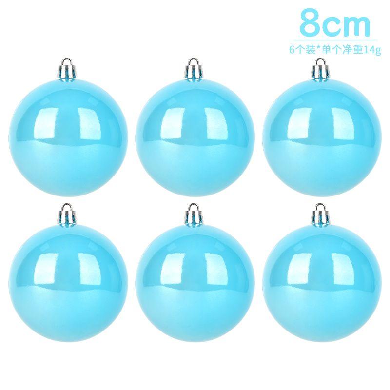 Christmas Tree Decoration Plastic Ball Pendant Art Shopping Mall Supermarket Showcase Christmas Holiday Hanging Ball Accessories