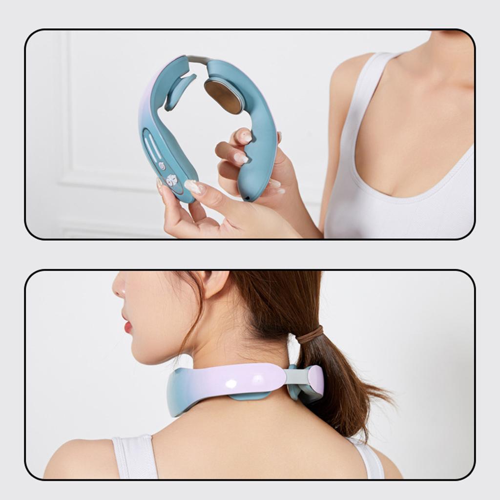Neck Acupoints Lymphvity Massage Device Improves Blood Circulation Massager Gifts for Women/Men/Dad/Mom