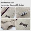 Spring 2026 Wheat Ear Embroidered Cotton Sweatpants for Kids - Loose, Cuffed, Casual Sports Pants