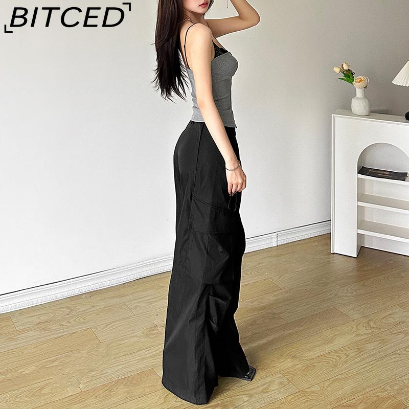 BITCED Summer Women's Solid-Colour Slim-Fit Streetwear Fashion Halter Neck Sexy Backless Tank Top