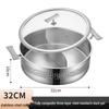 304 Stainless Steel Hammered Mandarin Duck Hot Pot