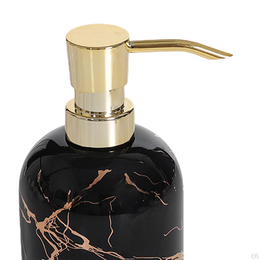 Ceramiczny dozownik do mydła z pompką, wielokrotnego napełniania, butelka z pompką, na ręce, do naczyń