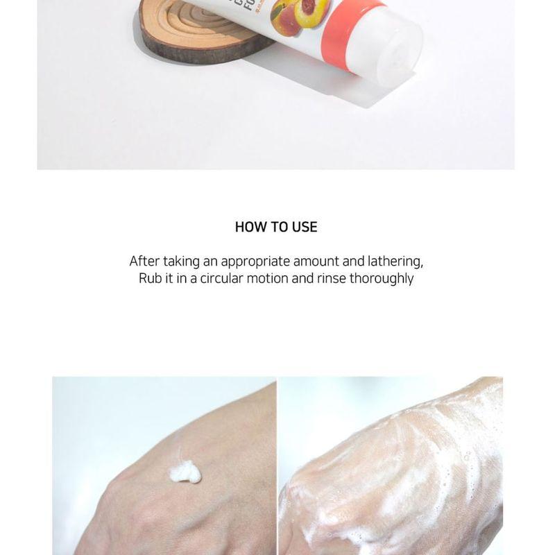 LEBELAGE - Fruit Peach & Apple Mango Cleansing Foam