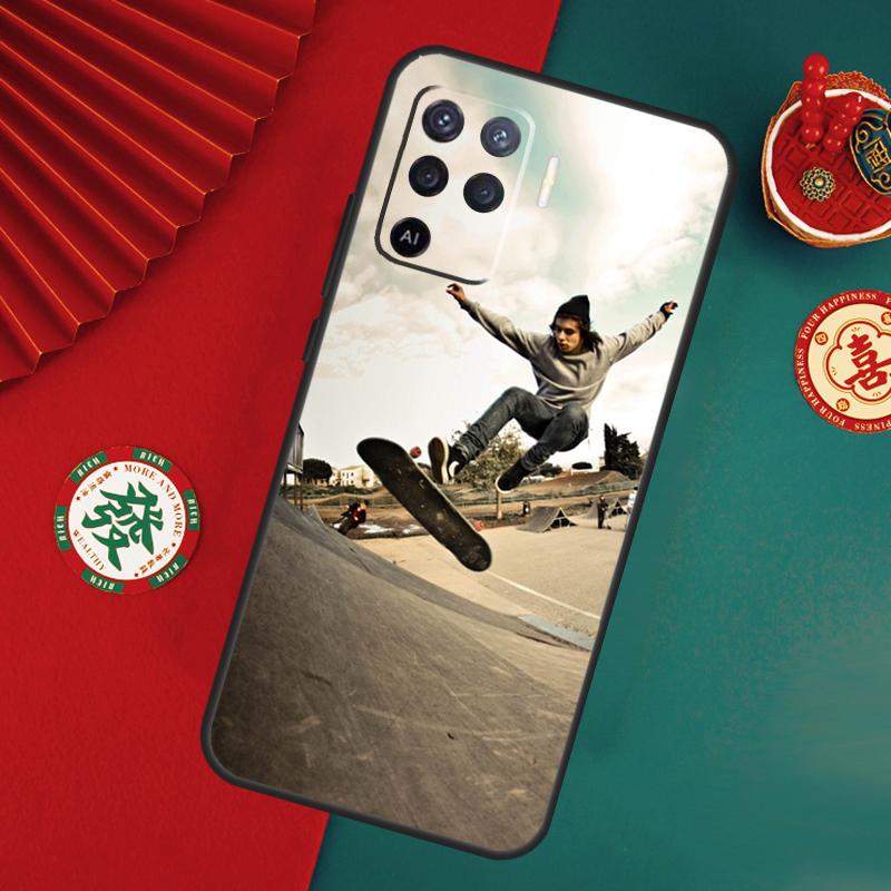 Cool Skate Case For Oppo A15 A17 A57 A6 A5 Pro A54 A74 A94 A16 A76 A96 A40 A60 A80 A18 A38 A58 A78 A98